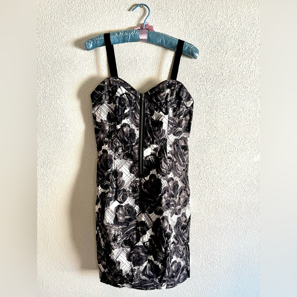 Kimchi Blue monochromatic rose minidress